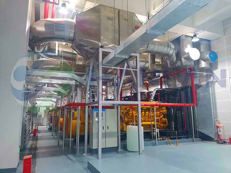 Wanchun generator set flue gas purification system solution in a data center in Shanghai