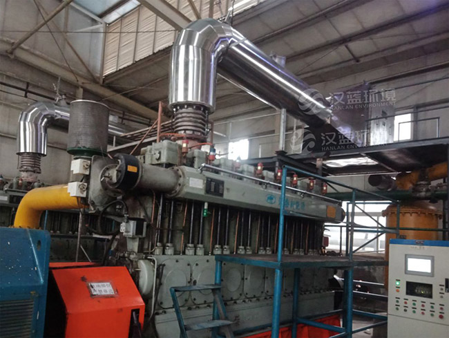 Wanchun coalbed methane generator set flue gas denitration scheme