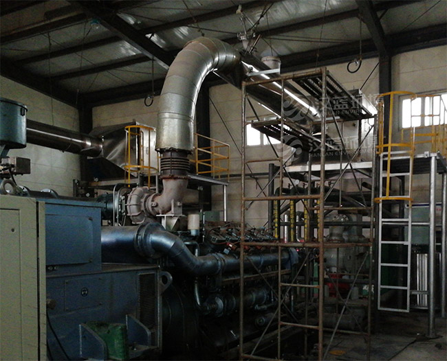 Wanchun coalbed methane generator set flue gas denitration scheme